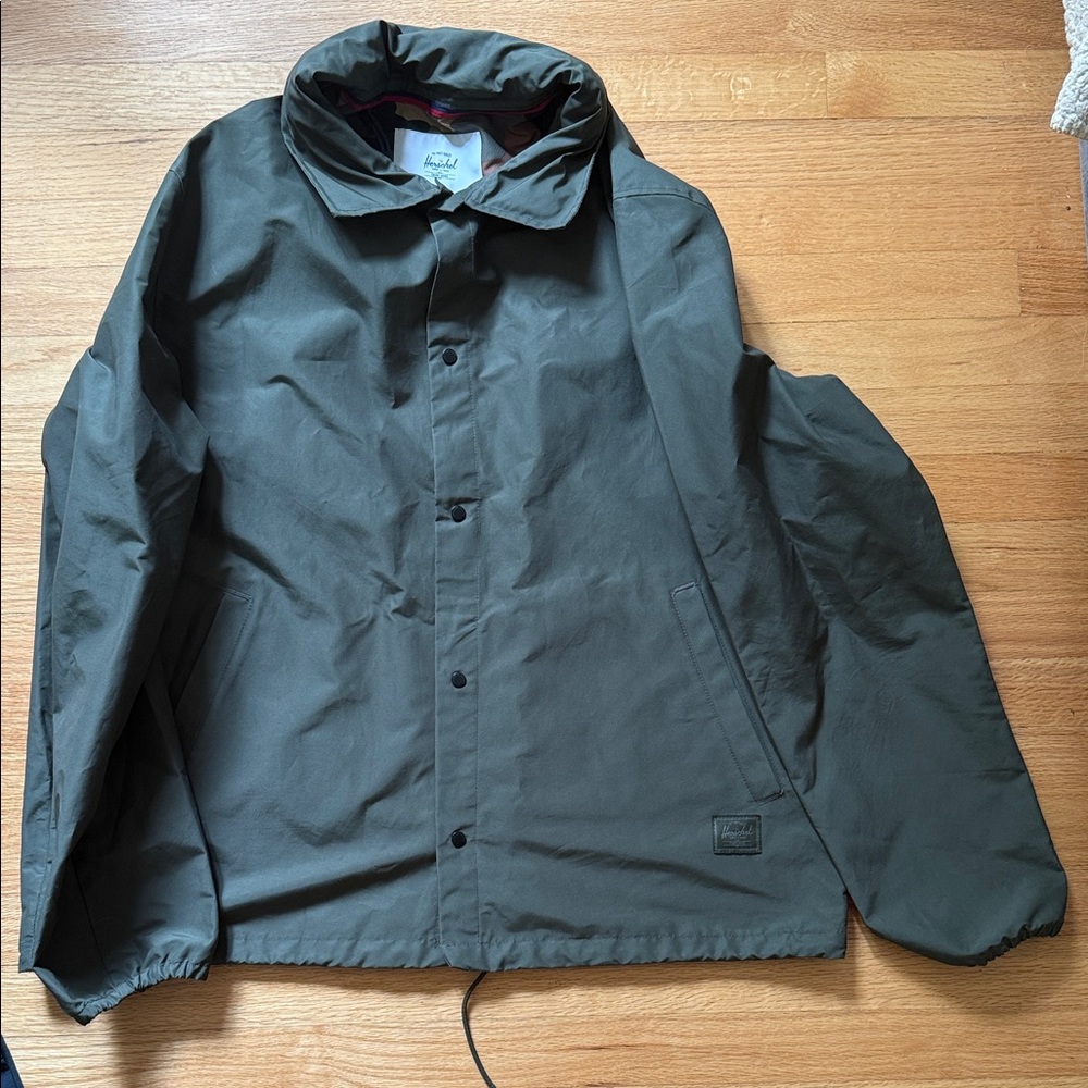 Herschel Supply Company Men's Olive Green Coach Jacket